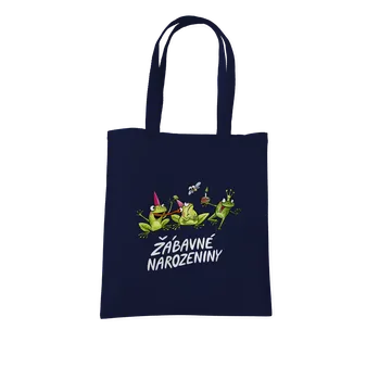 Nákupní taška Bastard Žábavné narozeniny taška French Navy