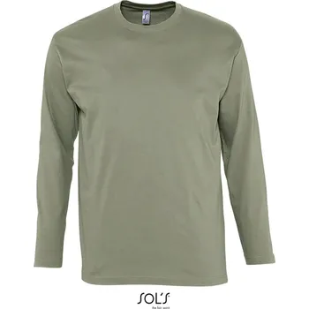 Pracovní obuv SOL's Collection Tričko Monarch, dlouhý rukáv, pánské - AKCE! COT25142055505-khaki 2XL Khaki