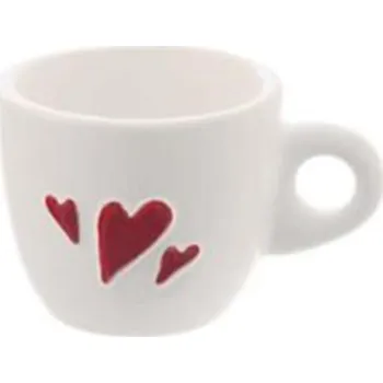 Hrnek keramický SRDÍČKA 0,08 l O0276