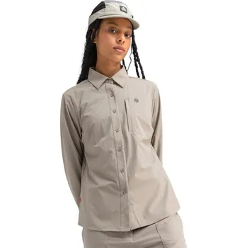 Dámská košile SIROKO Dámská turistická košile s dlouhým rukávem Lycian Hnědá 2XS KAŠTANOVÁ