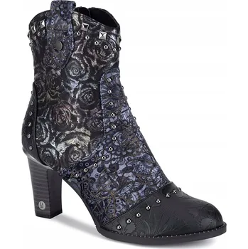 Dámská zimní obuv Mustang kotníkové boty žena černá 1335-505