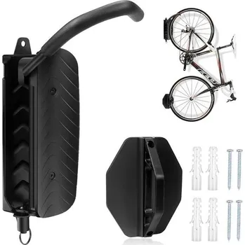 Zahradní nábytek Otočný nástěnný držák na kolo Mumjooyi, vertikální stojan na kolo, nástěnný držák pro jízdní kola,