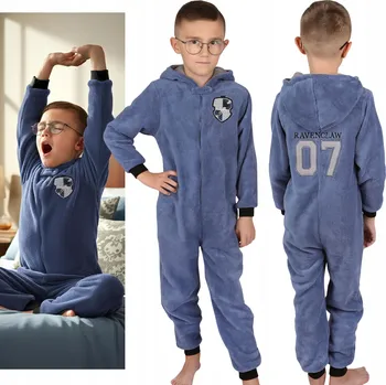 Chlapecké pyžamo HARRY POTTER Chlapecké pyžamo vcelku, s dlouhým rukávem, věk 8-9 let, velikost 134 cm