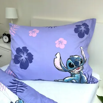 Povlečení BAVLNĚNÉ POVLEČENÍ LILO & STITCH 160x200 Stitch DĚTSKÉ DISNEY ORIGINÁL