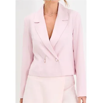 Sinsay - Sako s ozdobnými knoflíky - pastelová růžová - 438EP-03X - 438EP-03X-XXS