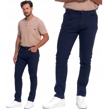 Pánské kalhoty PÁNSKÉ KALHOTY Elegantní chino kalhoty bez kapes MORAJ vel. 34