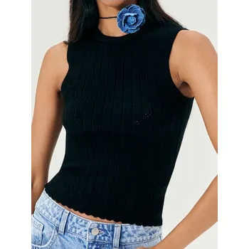 Sinsay - Top ve stylu svetru - černá - 3777X-99X - 3777X-99X-XL