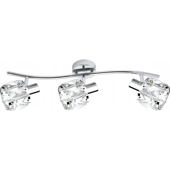 Závěsné svítidlo Krislamp Venus 3-bodové E14 stříbrné skleněné