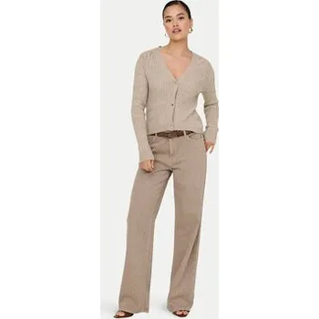 Dámský svetr ONLY Kardigan Katia 15310902 Hnědá Regular Fit L