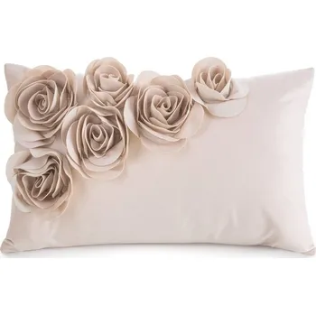 Povlečení ArtFir Povlak na polštář FLORES 1 | pudrově růžová 30 x 50 cm