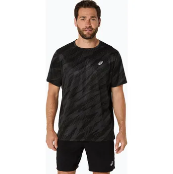 Pánské tričko Pánské běžecké tričko ASICS Core All Over Print SS Top performance black