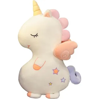 plyšák Plyšák Roztomilý Jednorožec Bílý 50 cm