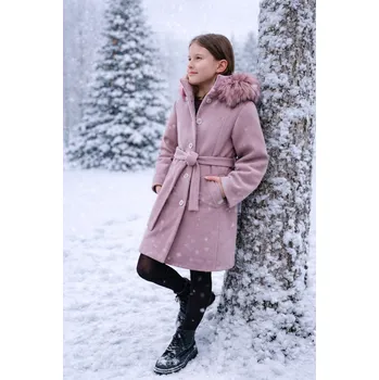 Dívčí kabát Dívčí kabát Bronia růžový Tylkomet