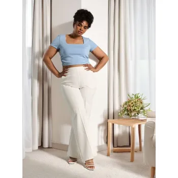 Sinsay - Crop top - modrá - 8449J-05X - 8449J-05X-XXS-1