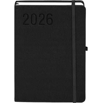 Diář Knižkový diář pro podnikatele 2026 A5 Antra černý