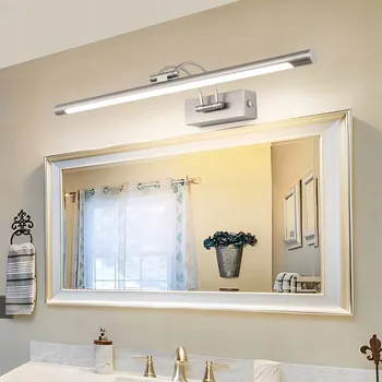 Zrcadlo MANTOLITE LED Lampa nad Zrcadlo do Koupelny 15W 60CM Nastavitelná