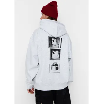 Pánská mikina Carhartt WIP Caps HD (ash heather) M, šedá