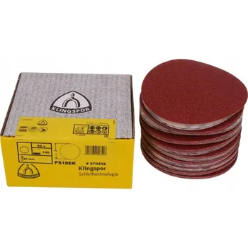 Brusný kotouč BRUSNÝ KOTOUČ Brusný Papír na suchý zip 125mm Plný KLINGSPOR // P220 - 1 ks