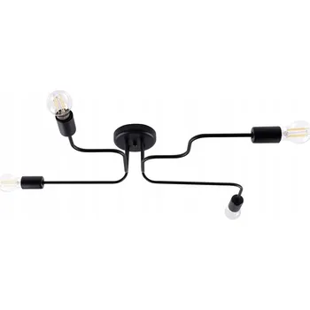 Lustr VECTOR 4 černý stropní svítidlo do obýváku kuchyně nad stůl LED