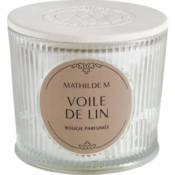 Svíčka Mathilde M. - VOILE DE LIN, tříknotá svíčka velká 400 g m860026