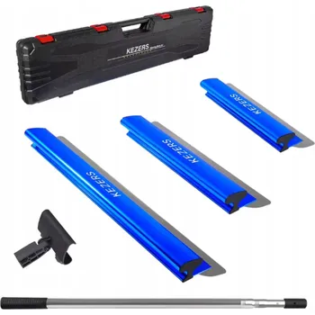 Malířská špachtle Nože na sádrokarton – Sada špachtlí na tmelení, hladítka 30, 55, 80 cm + tyč 2 m