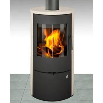 Krbová kamna Romotop Evora keramika silver 54505