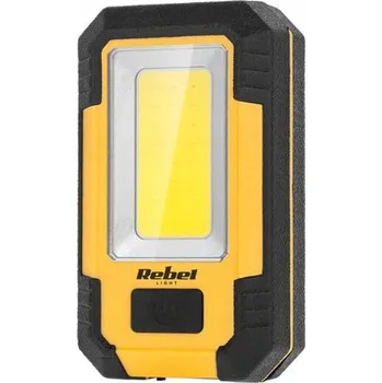 Mini LED COB dílenská lampa 5W IP44 500 lm 20 m, s magnet a funkcí power banky, Rebel