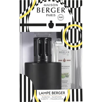 Aroma lampa Maison Berger Illusion Purify černá katalytická lampa, náplň Wilderness 250ml 8400004