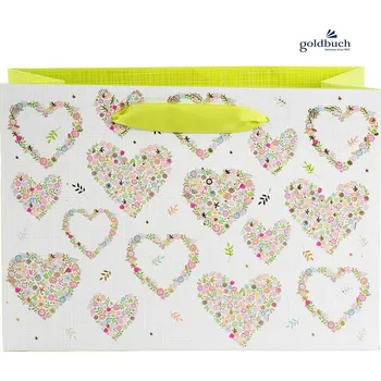 Dárková taška Goldbuch Dárková taška 46282 Flowers in the Heart, 25x18,5x10cm 7950019