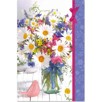 Váza Ditipo Blahopřání GK - Váza s květinami (bez textu) 6890534