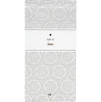 Papírový ubrousek Bastion Collections Papírové ubrousky LITTLE DOTS LOVE, 10x20cm b420086
