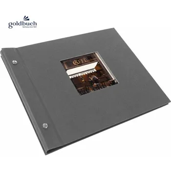 Fotoalbum Šroubkové album klasik 30x25cm 26889 Goldbuch BELLA VISTA grey a330254