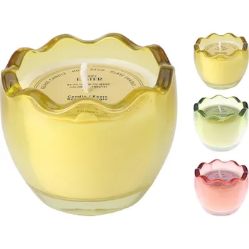 Svíčka Velikonoční svíčka ve skle - skořápka MIX / cena 1ks, 65x65x52mm 7570285