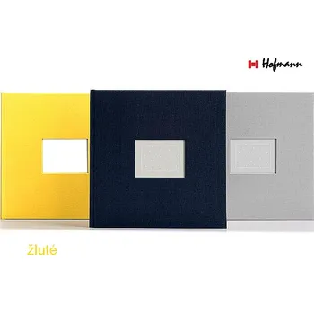 Fotoalbum Fotoalbum 20x20/24 zasunovací Hofmann 1829 - ŽLUTÉ a250003