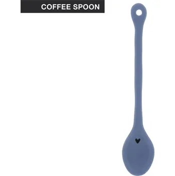 Příbor Bastion Collections Keramická lžička COFFEE, modrá, plochá, 14cm b450022