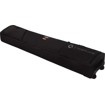 Cestovní taška GARETH & LUCAS Lyžařská taška The Sixty-Eight - Černá, dvojitá 190 cm ČERNÁ