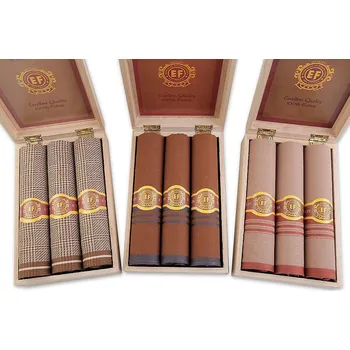 Látkový kapesník Pánský kapesník / dárková kazeta Varianta: Mix2 náhodný mix barev a vzorů tmavá, Balení: 1 krab.