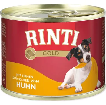 Krmivo pro psa Konzerva Rinti Gold Adult kuře 185g-KARTON