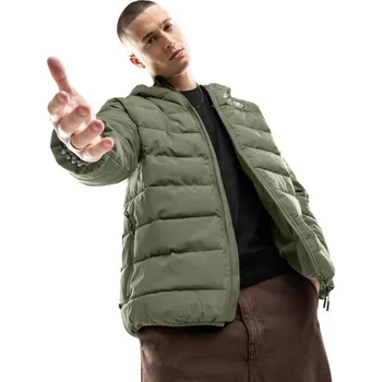 SIROKO Voděodolná prošívaná bunda i Sval 2XL ZELENÁ