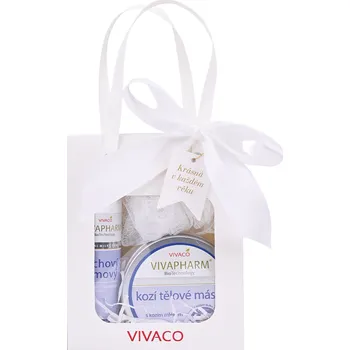 Kosmetická sada Vivaco Dárková taška kosmetiky s kozím mlékem VPK2506