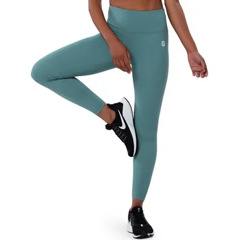 Dámské oblečení SIROKO Dámské cvičební legíny se středním pasem Finish Oceánová Modř MODRÁ