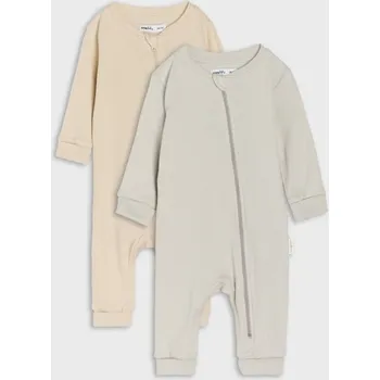 Sinsay - Sada 2 kusů bavlněných overalů - šedá - 277BB-09X - 277BB-09X-68