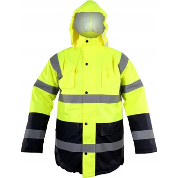 pracovní bunda Zimní zateplená nepromokavá výstražná bunda žlutá XL Lahti Pro