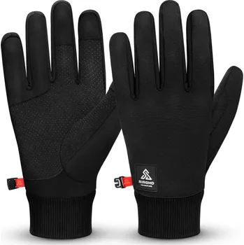 Rukavice SIROKO Nepromokavé turistické rukavice Gauteng ČERNÁ