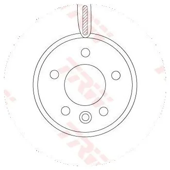 Brzdový kotouč Brzdový kotouč LUCAS DF6589S