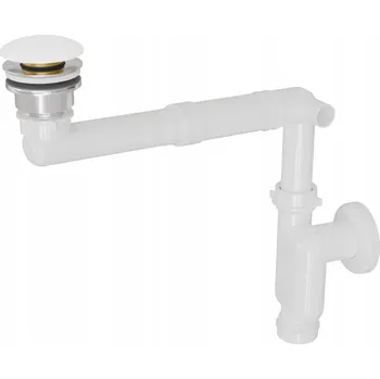 Sifon UMYVADLOVÝ SIFON NASTAVITELNÝ PRO ÚSPORU MÍSTA S KERAMICKOU ZÁTKOU