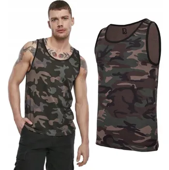 Pánská móda Tričko BRANDIT tmavě maskáčové, velikost L