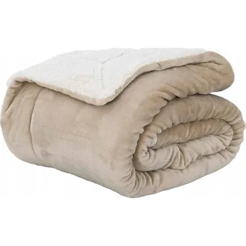 deka Plažová deka Béžová 130 x 150 cm Fleece