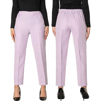 Dámské kalhoty Megitarnow elegantní dámské kalhoty cigaretového střihu dlouhé šedé velikost 26