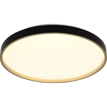 LED Panel stropní svítidlo NÁSTĚNNÝ 18 W 26 cm ČERNO-ZLATÝ